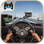 Cover Image of Descargar Racing in Car: Snow Traffic  APK