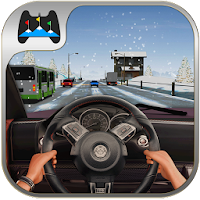 Racing in Car: Snow Traffic