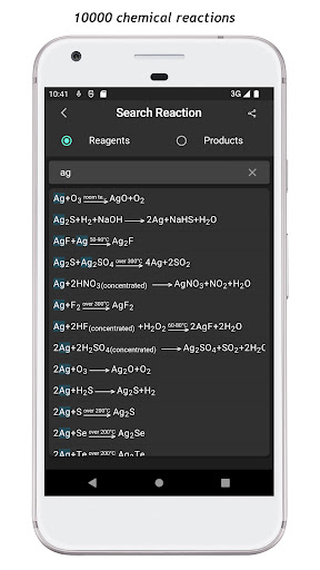 Android application Chemistry Cool screenshort