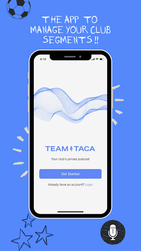 Android application Team Taca Club Management App screenshort