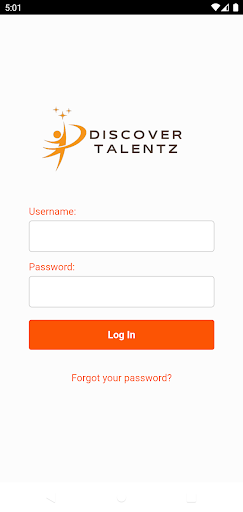 Android application Discovertalentz screenshort