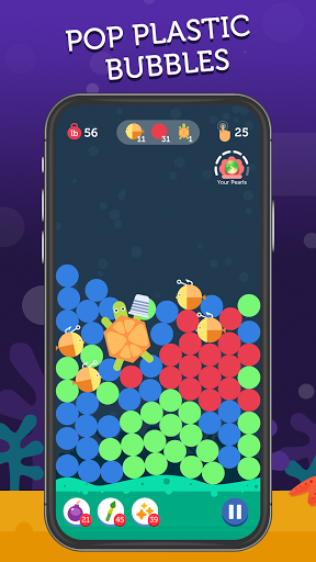 Bubblesome: Clean the Ocean! Match, pop and blast! 2.2.3 screenshots 1