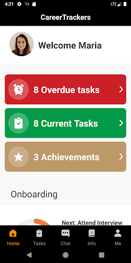 CareerTrackers Screen 2