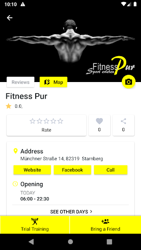 Fitness Pur Screen 3