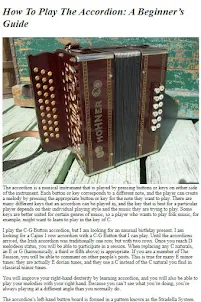 How to Play the Accordion