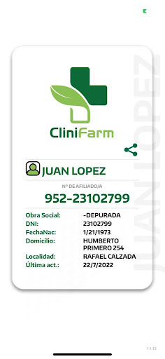 Android application CliniFarm screenshort