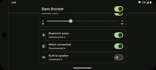 Bass Booster Screen 3