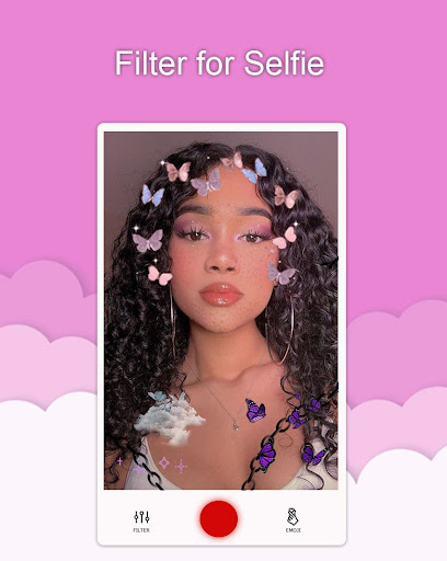 Android application Filtre for Selfie screenshort