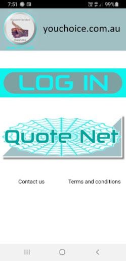 Android application Quotenet screenshort