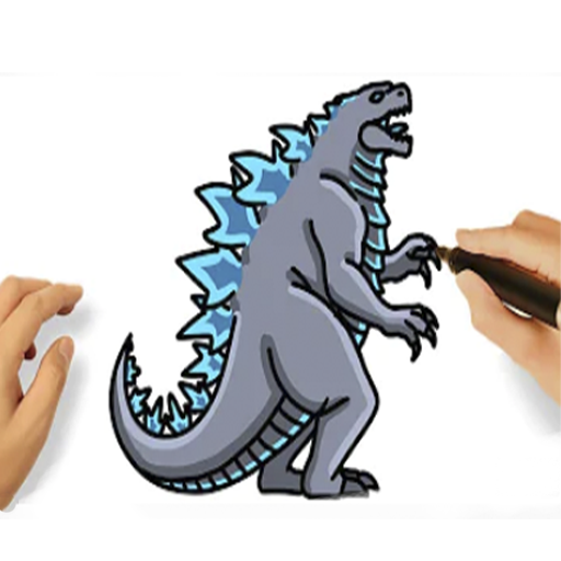 Draw Godzillas Step by Step