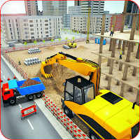 Heavy Excavator Crane Sim - Construction Simulator