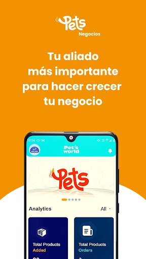 Android application Pets Negocios screenshort