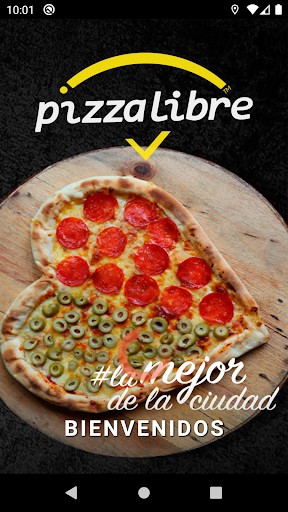 Android application Pizza Libre screenshort