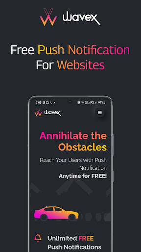 Android application WaveX screenshort