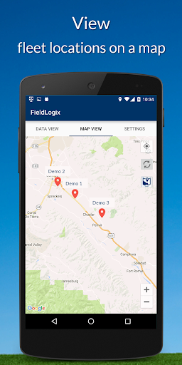 Android application FieldLogix screenshort