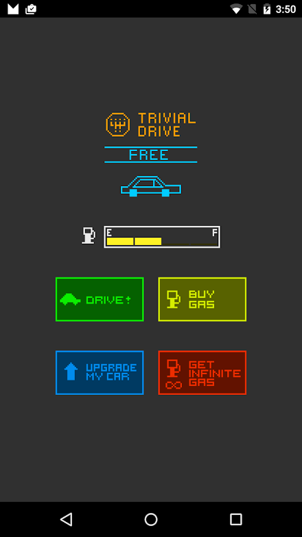 DrivingSimulator Screen 1