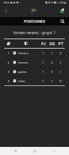 Android application Miami Elite Sports Events screenshort