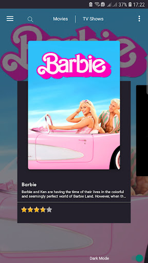 Android application Movie Trailers App screenshort