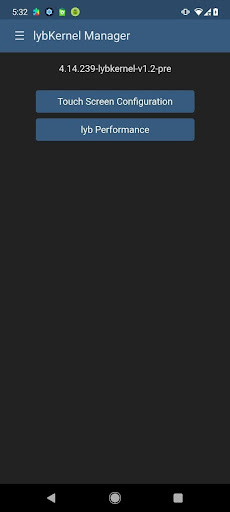 Android application lyb Kernel Manager screenshort