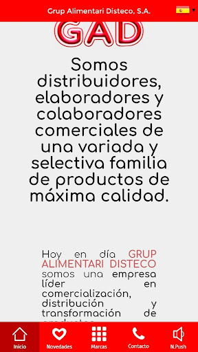 Grup Alimentari Disteco Screen 2