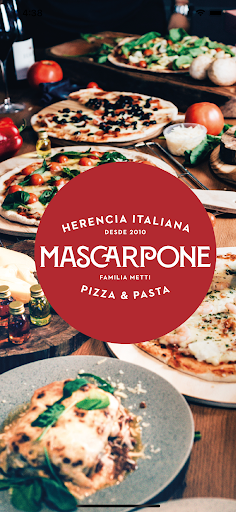 Android application Mascarpone Pizza y Pasta screenshort