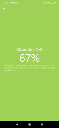 Chest Pain Score - RESCA Screen 3
