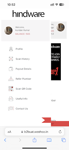 Hindware Plumber App Lite Screen 3