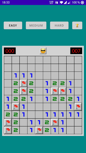 Android application Minesweeper screenshort