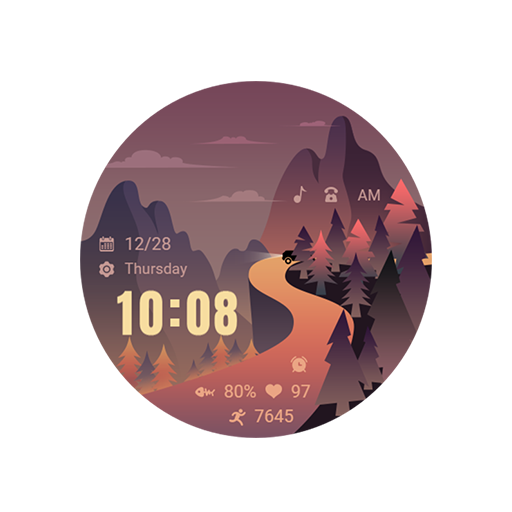 Mountain Road For Wear OS
