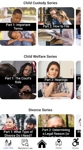 Maryland Court Help Screen 2