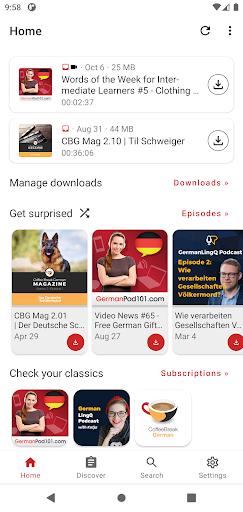 Learning German Podcasts Screen 2