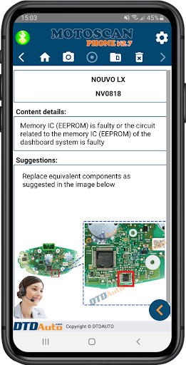 MOTOSCAN PHONE Screen 3