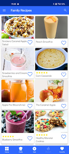 Family Recipes Screen 3