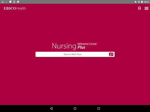 Android application Nursing Reference Center Plus screenshort