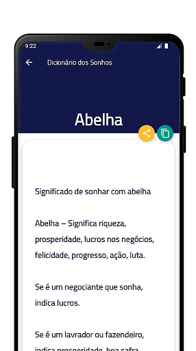 Dicionário dos Sonhos Screen 3