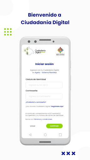 Android application Ciudadanía Digital screenshort