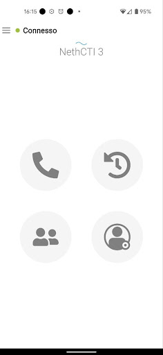 Android application NethCTI 3 screenshort