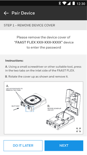 Honeywell SmartConfig Screen 3