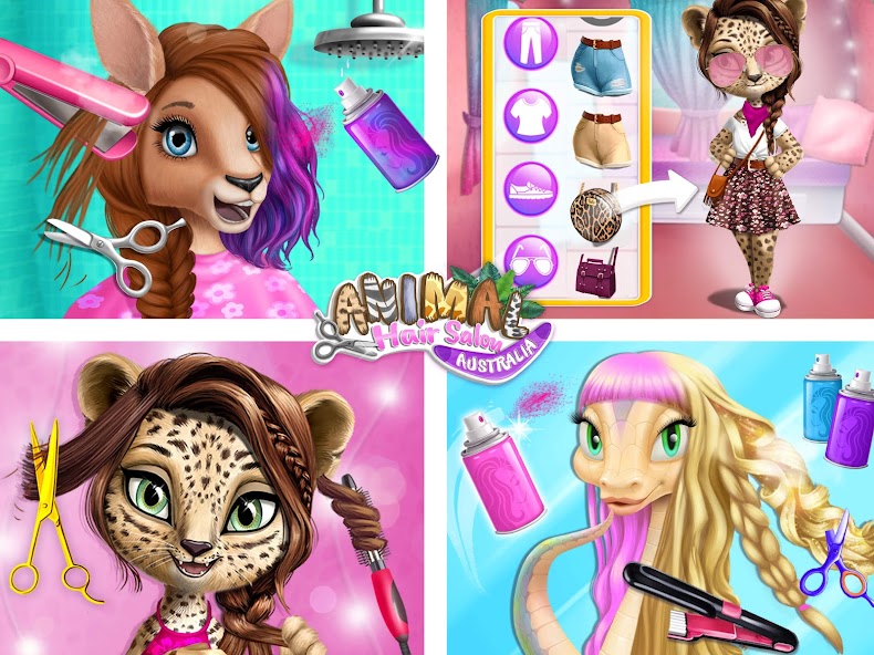 Animal Hair Salon Australia MOD APK screenshot