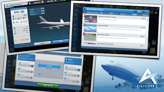 AirTycoon 5 APK v1.0.4  MOD (Free to Play) Gallery 3