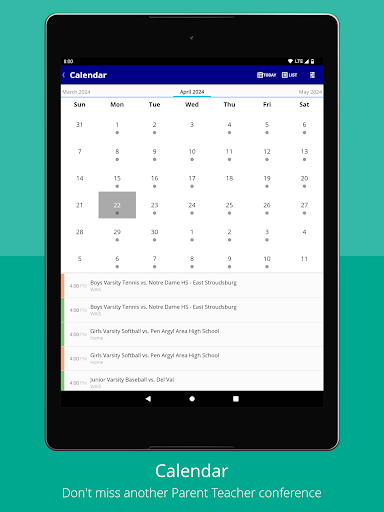 Android application Wilson Area SD App. screenshort