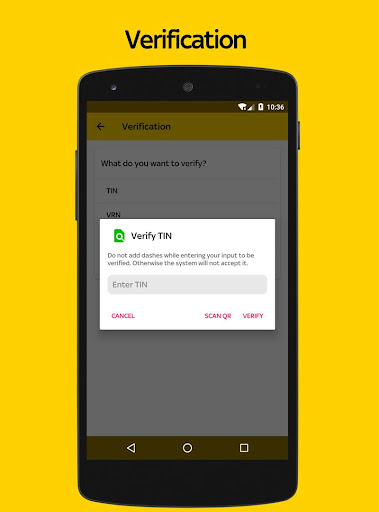 TRA Official App Screen 3