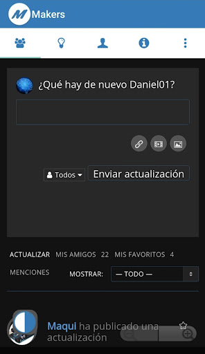 Android application Makers -Plataforma Tecnológica screenshort