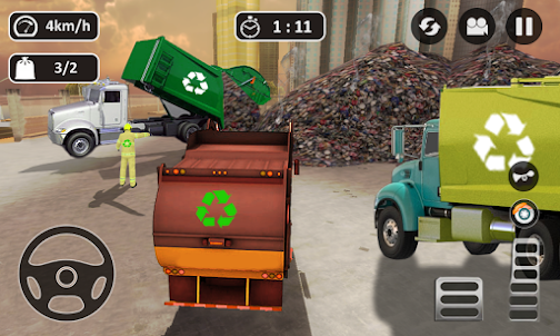 Garbage Trash Truck Driving 20