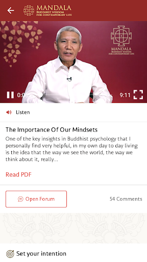 The Mandala App Screen 3
