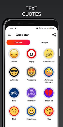 Android application Quotistan - Quotes and Status screenshort