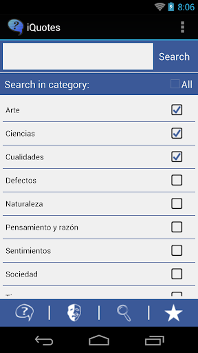 Quotes & Frases Screen 3