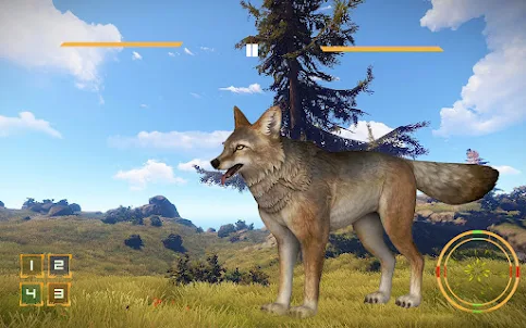 Wild Wolf Fighting Simulator