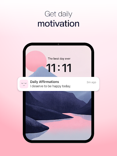 Screenshot of Daily Affirmations・Positive Me