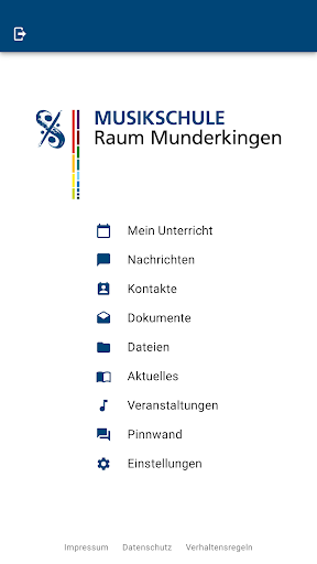 Android application Musikschule Raum Munderkingen screenshort